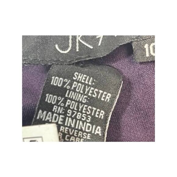 MOTHER OF THE BRIDE J KARA sz 10 L purple sequin beaded maxi dress NEW B77 - Picture 8 of 8